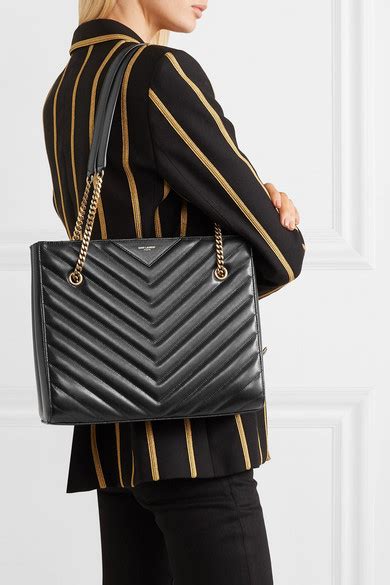 ysl tribeca|Medium Tribeca Matelassé Leather Tote .